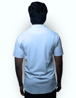 White Driver Half & Full Hand Shirt