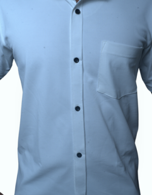 White Driver Half & Full Hand Shirt